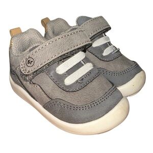 Stride Rite Gray and Black Kids Sneakers